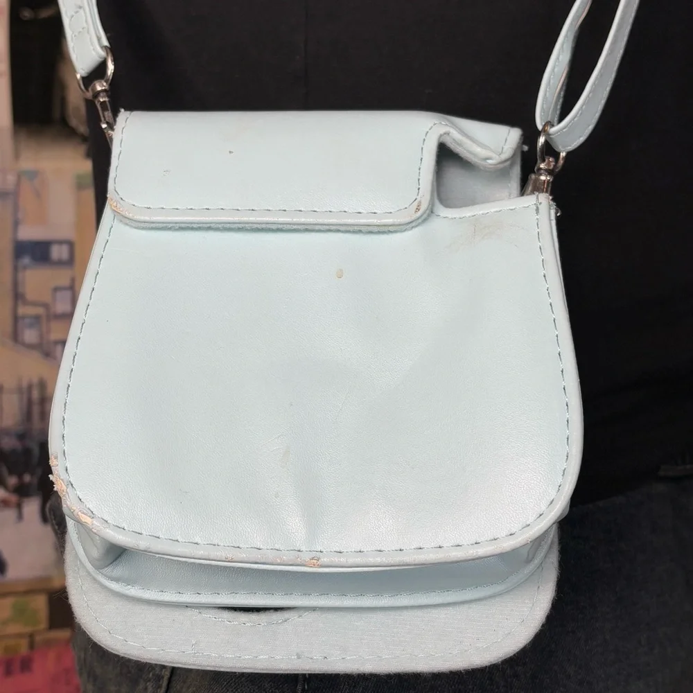 Baby Blue Instax Mini Camera Crossbody Case
